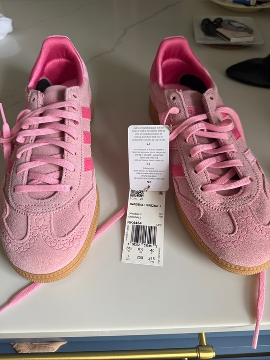 adidas Shoes - adidas Pink Suede Handball Spezial Sneakers
